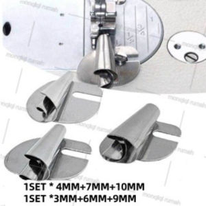 3pcs Corong Kelim Mesin Jahit High Speed Corong Lipat Praktis Sepatu Corong Lipat Mesin Jahit