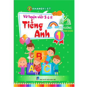 Sách - Vở Luyện Viết 5 Ô li Tiếng Anh Lớp 1 - KV