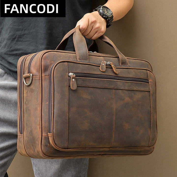 FANCODI Vintage Leather Large 17