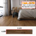 REAIM Stiker Lantai Vinyl Motif Kayu Premium (36 PCS) Sticker Lantai PVC High Quality 91.4cmX15.2cm. 