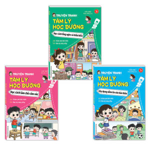 Sách - Combo 3c Truyện tranh tâm lý học đường - Học cách làm chủ cảm xúc Xây dựng niềm tin vào bản thân Học cách lắng nghe và thấu hiểu