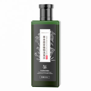 Fluffy AntiDandruff Shampoo Natural Botanical Herbal Oil Control Smoothing Hair Nourishing Shampoo