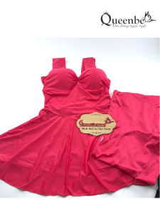 Váy đầm bơi nữ liền thân Queenbe GLSWIM050 quần rời vải bơi co giãn ít thấm hút mau khô
