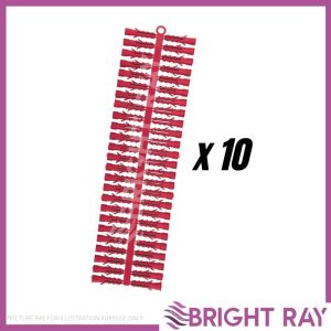 EPI 6MM WALL PLUG 10/20 Papan PVC Screw Wall Plug for Drywall Concrete Brick Wall Red Plastik Dinding Skru 1 Papanx50pcs