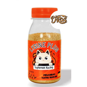 Obat Gemuk Kucing Lysine Plus Vitamin Penggemuk Pelebat Bulu