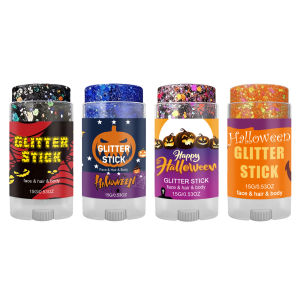 new Mess-Free Glitter Stick Washable Face Body Hair Shimmer Crayon Non-Toxic Halloween Cosplay Party Makeup Sparkling SequinsGlitter hot