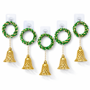 Handcrafted Festive Decorative Wall Hanging Set | Diwali Christmas & Home Décor (Pack of 1 Pc | Size 7.5 × 3 Inches)