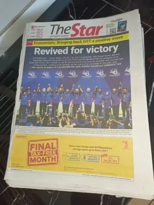 High quality!!Old newspapers (Star/Malay) small 5kg rm19