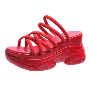 Sandal Wedges wanita Elegant 9cm Heels Non Slip sandal wanita Lady saiz 34-39