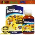 Madu anak Vitabumin Madu Ikan Gabus (isi 130 ml). 