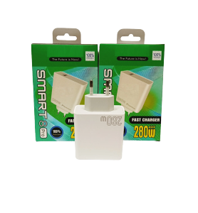 Batok Adapter INF SMART 8 PRO 280W Batok Kepala Casan Universal Fast Charger Support Fast Charging