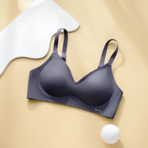 Women Gathered Bra No Trace No Underwire Underwear Strong Elastic Lingerie Comfortable And Breathable