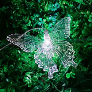 1 set lampu Butterfly kupu kupu Akrilik / Acrylic isi 10 - Lampu dekorasi pelaminan - lampu gantung dekorasi wedding - lampu tidur lampu malam - lampu dekorasi kamar lampu cafe Hiasan Decor