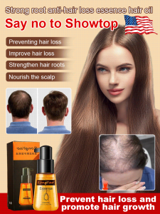【Strengthen Roots/Prevent Hair Loss】Essence Hair Growth Oil Hair Growth Oil Thinning Hair Treatment Nourishes Dry Damaged Hair Reduces Frizz Moroccan Hair Oil Anti-loss Hair Serum