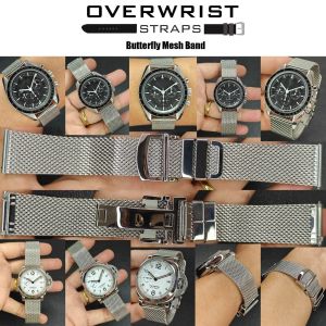 สายนาฬิการุ่น Butterfly Quick Release Mesh Bands