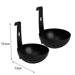 YESPERY Stainless Steel Egg Boiler With Hook Pot Edge Egg Steaming Tool for Instant Noodles Boiler Kitchen Cooking Tool Accessories