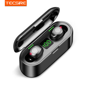 F9 TWS Earphone Wireless Earbuds Bluetooth 5.0 Headset Stereo Bass Touch Control Waterproof with Microphone