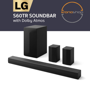 LG S60TR 3.1ch Soundbar | 340W | Dolby Atmos & DTS Virtual:X | S60TR
