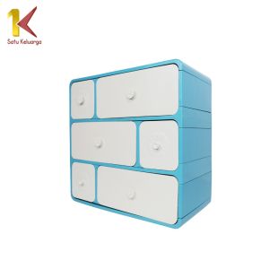 Satu Keluarga Underwear Storage Box C1244 Rak Laci Penyimpanan Pakaian Dalam Kaos Kaki Serbaguna