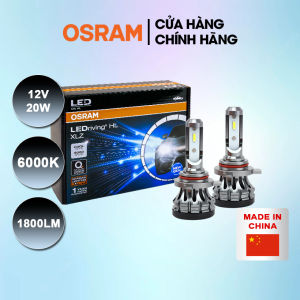 Combo 2 Bóng Đèn Pha/Cos LED XLZ (New gen) OSRAM Dùng Cho Xe Ô Tô Xe Hơi Chân HIR2 12V 20W B9012CW - 6000K 1800LM Hợp kim nhôm