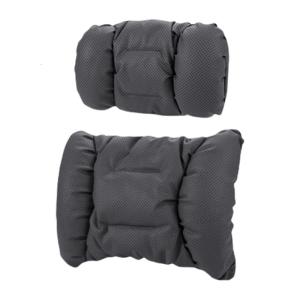 Universal Breathable Memory Foam Automotive Neck Support Pillow Contoured Ergonomic Design With Detachable Back Cushion