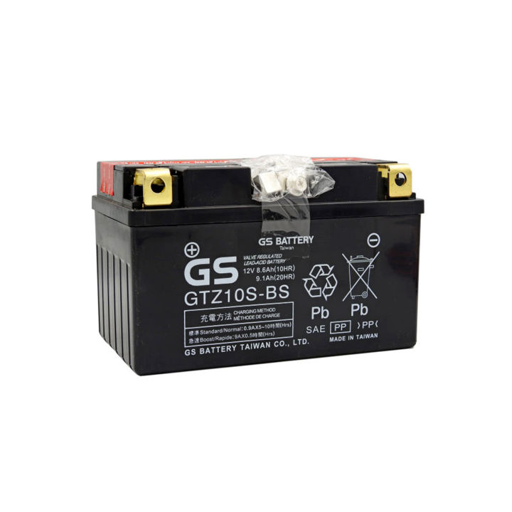 GS GTZ10-BS Motorcycle Replacement Battery for YZF R1CBR 650
