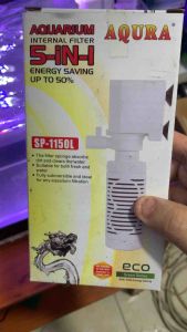 Pompa Aquarium Internal Filter AQURA 5 IN 1 SP 1150 L pompa celup power head akuarium