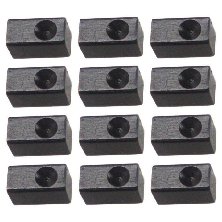 Baoblade 12 Pcs Tremolo Bridge Saddle Insert Electric Guitar Lock Iron