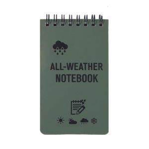 Weatherproof Notebook Waterproof Notebook Field Note Pad All Weather Paper Notebook for Office