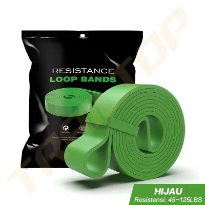 TrailTop Resistance Bands Alat Fitness Olahraga Gym Alat Yoga Fitness 4 Warna