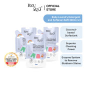 BZU BZU Baby Laundry Detergent and Softener Refill (800ml x 3)