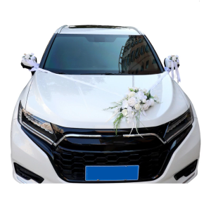 Wedding Car Decorative Artificial Flower 7Pieces/Set Simulation Fabric Flower for Wedding Car Decoration Car Ornament