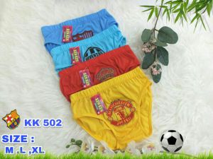 KEN KEN | Celana Dalam Anak Laki laki Motif Club Bola / Sempak Dalaman Anak Cowok / CD anak BALITA