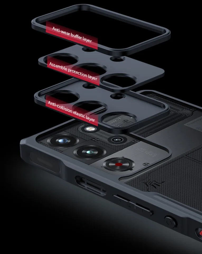 TTJ Coque Pour ZTE Blade 10 Smart, Ultra-Mince Noir