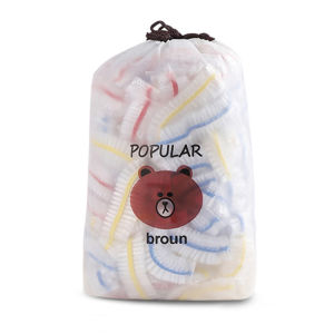 【Free Shipping】Colorful Disposable Food Cover Plastic Bag Wrap Elastic Food Lids Storage Bags for Fruit Bowls Cups Caps Kitchen Fresh Bag