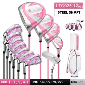 PGM G300 series High Rebound Titanium Driver Left handed golf club set with golf bag 50g graphite shaft for Women Lady