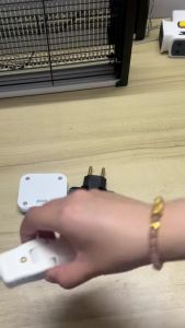 Phích cắm điện xoay 180 độ thông minh ổ cắm 10 lỗ có công tắc tải cao 4000W 16A siêu an toàn