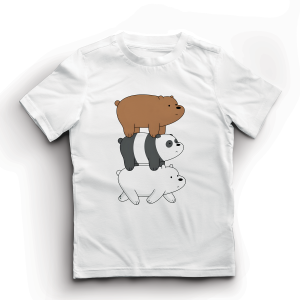 Baju Kaos Distro Anak Laki Laki Karakter Beruang Lucu Import Usia 1 - 10 Tahun - Hypelane Kids - DTF