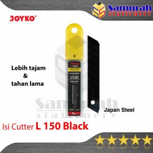 Isi Cuter Besar Joyko L-150 Besi Warrna Hitam / Black Edition Refill Cutter L 150 / Lebih Tajam