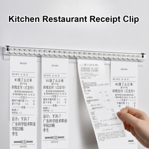 Kitchen Restaurant Receipt Clip Fixed Restaurant Kitchen Card Holder Transparent Dining Card Holder