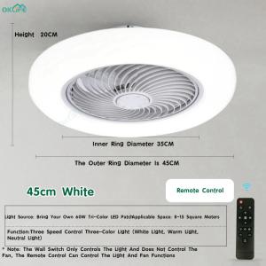 [OKLIFE. SG]Ceiling Fan Light Restaurant Silent Ceiling Fan With LED Light Bedroom ceiling fan light ceiling kitchen ceiling light fan