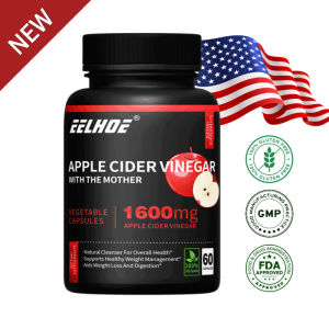 Apple Cider Vinegar 1600 mg  Weight Loss Supplement Appetite Suppressant Helps With Dieting