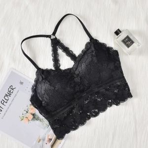 M151. Áo bra ren hoa đệm bàn tay nâng ngực áo hai dây croptop có sẵn mút ngực siêu hot (có sẵn - miễn ship)