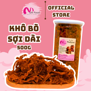 500G KHÔ BÒ SỢI DÀI MULTIFOOD