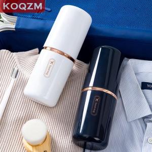 [COD] KOQZM KITCHEN Travel Portable Toothbrush Cup Bathroom Toothpaste Holder Storage Case Box Organizer Travel Toiletries Storage Cup New Creative
