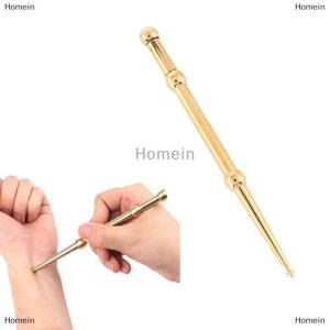[COD] Homein Pure Copper Acupressure Pen Ear Acupoint Massage Stick Improve Eyesight Acupuncture Point Massager Acupoint Meridian Massage Pen