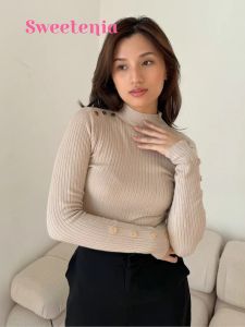 Sweetenia - August Long Sleeve With Buttons Top