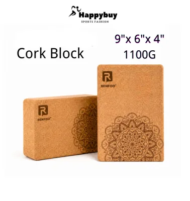 New Eco-Friendly Cork Yoga Block for Flexibility and Stability