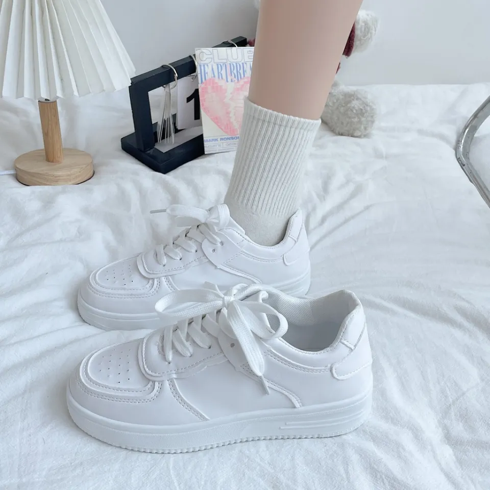 Pure white 2024 shoes casual