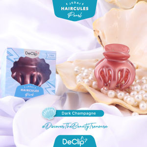 Declip Jedai Haircules Gigi 5 Ukuran 5cm Warna Dark Champagne Pearl